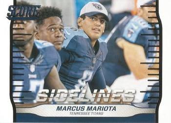Marcus Mariota Tennessee Titans 2016 Panini Score NFL Sidelines #10